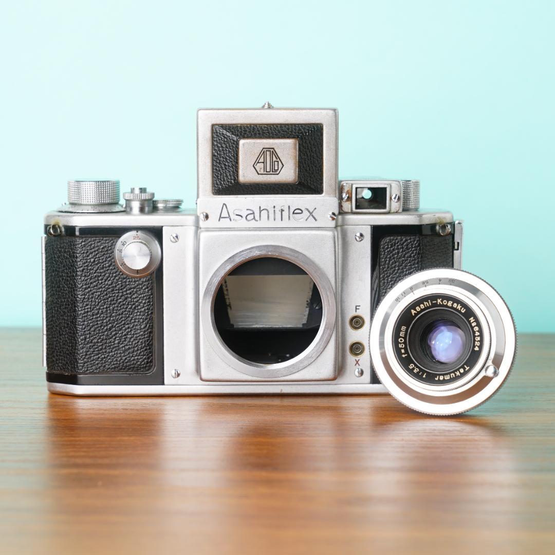完動品◎ペンタックス Asahiflex 50mm f3.5 フィルムカメラ52