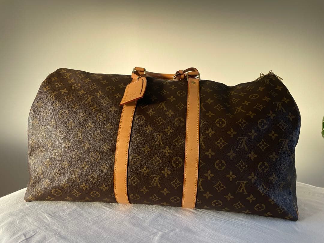 Louis Vuitton ボストンバッグ ブラウン　キーポール