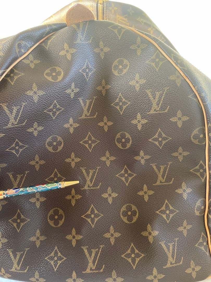 Louis Vuitton ボストンバッグ ブラウン　キーポール