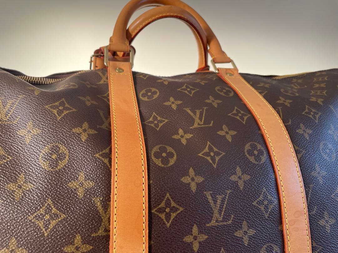 Louis Vuitton ボストンバッグ ブラウン　キーポール