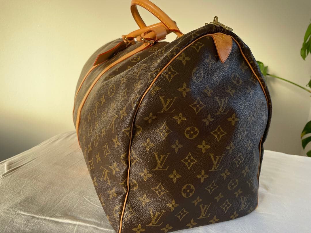 Louis Vuitton ボストンバッグ ブラウン　キーポール
