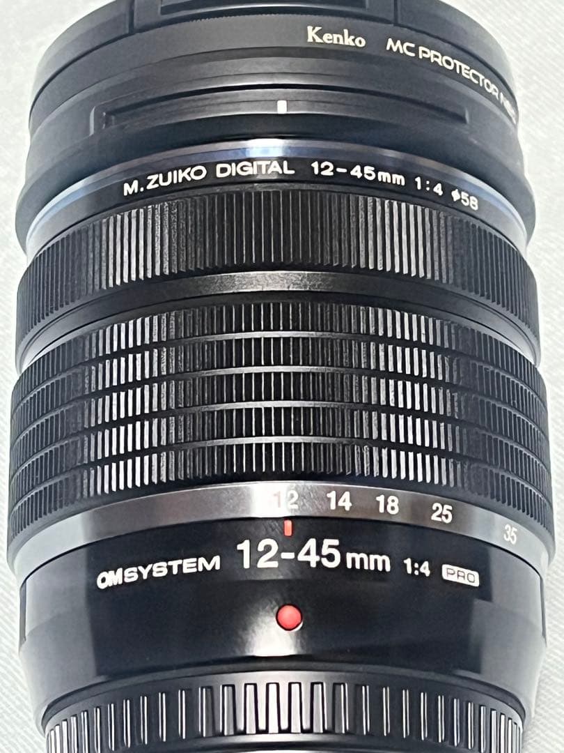10/6迄セール　M.ZUIKO 12-45mm F4 PRO 保護フィルター付