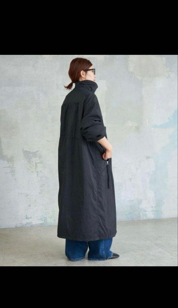 Sally@illi  スピックアンドスパン 黒 撥水パディングコート