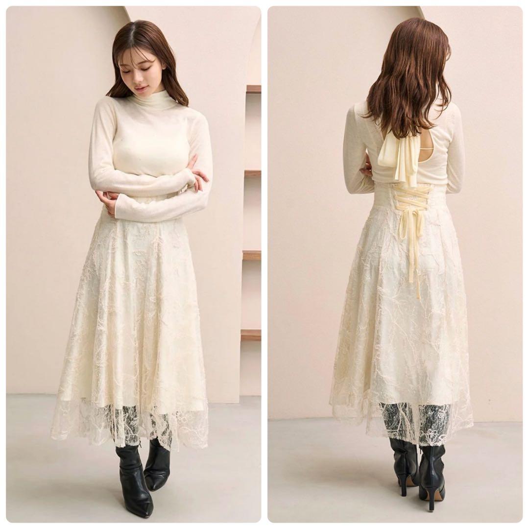 新品タグ付き♥️ SNIDEL スナイデル エンブロイダリースカート