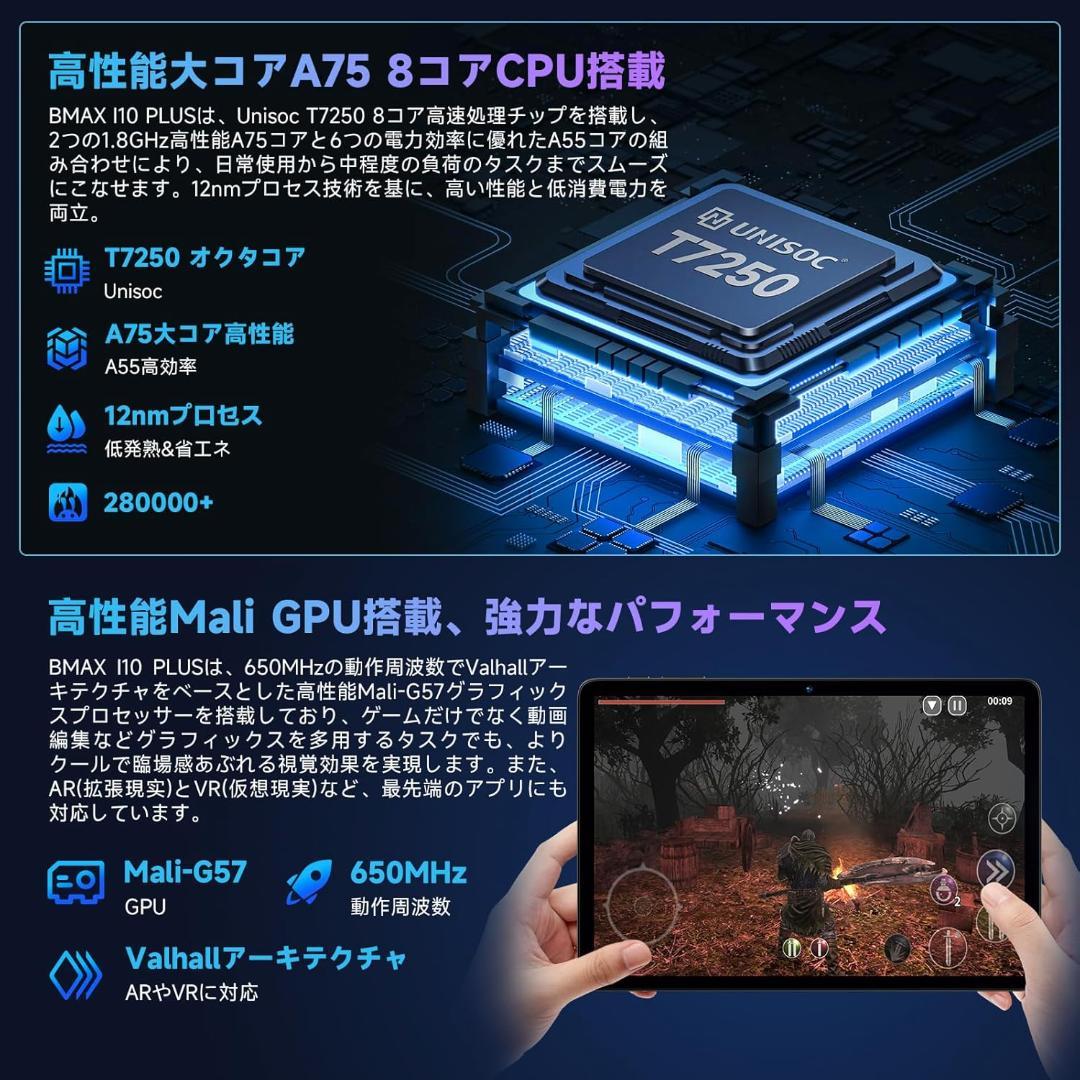 ✨美品✨最新版10インチタブレット✨ BMAX♡I10 Plus RAM16GB