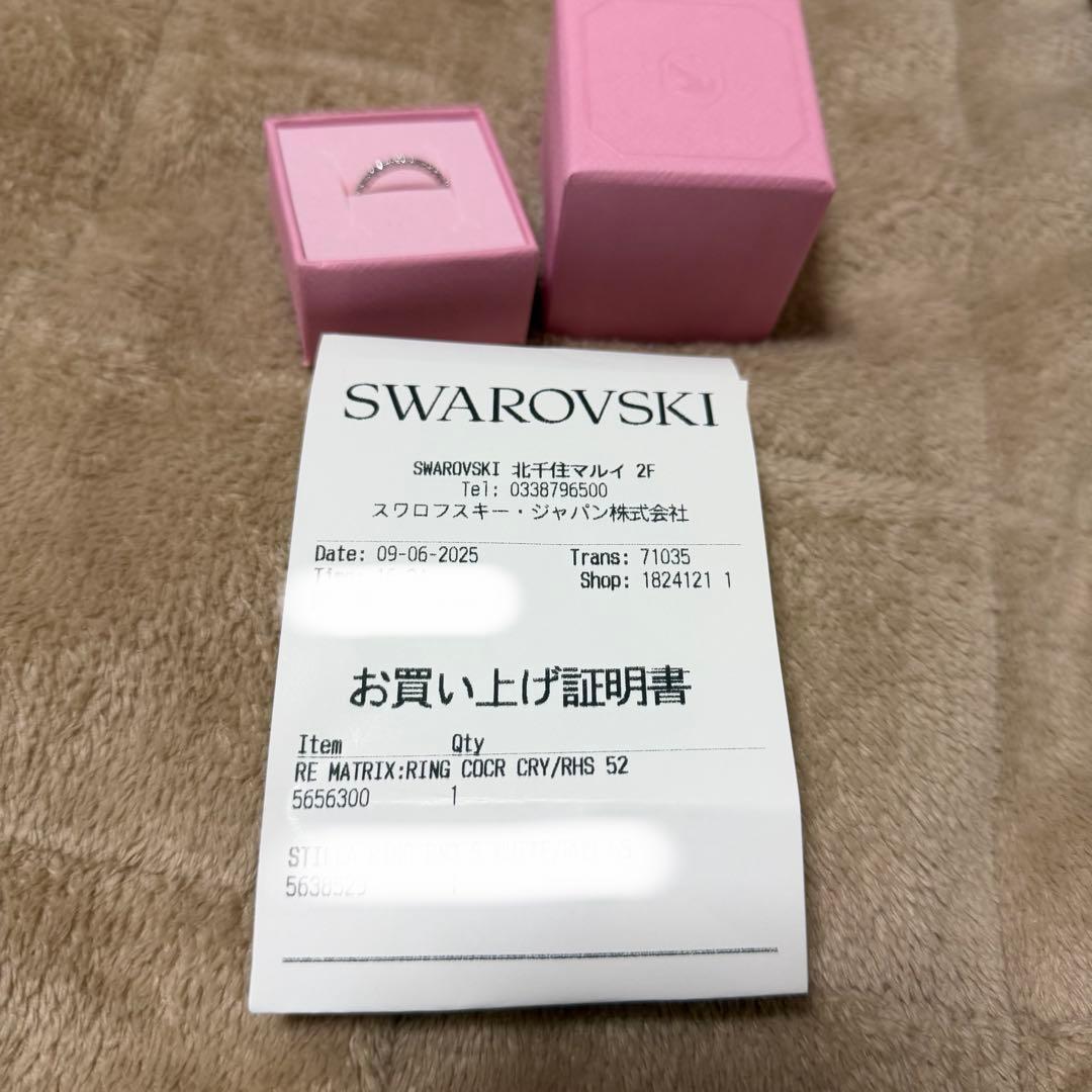 SWAROVSKI スワロスキー Matrix Vittore リング　箱無し！