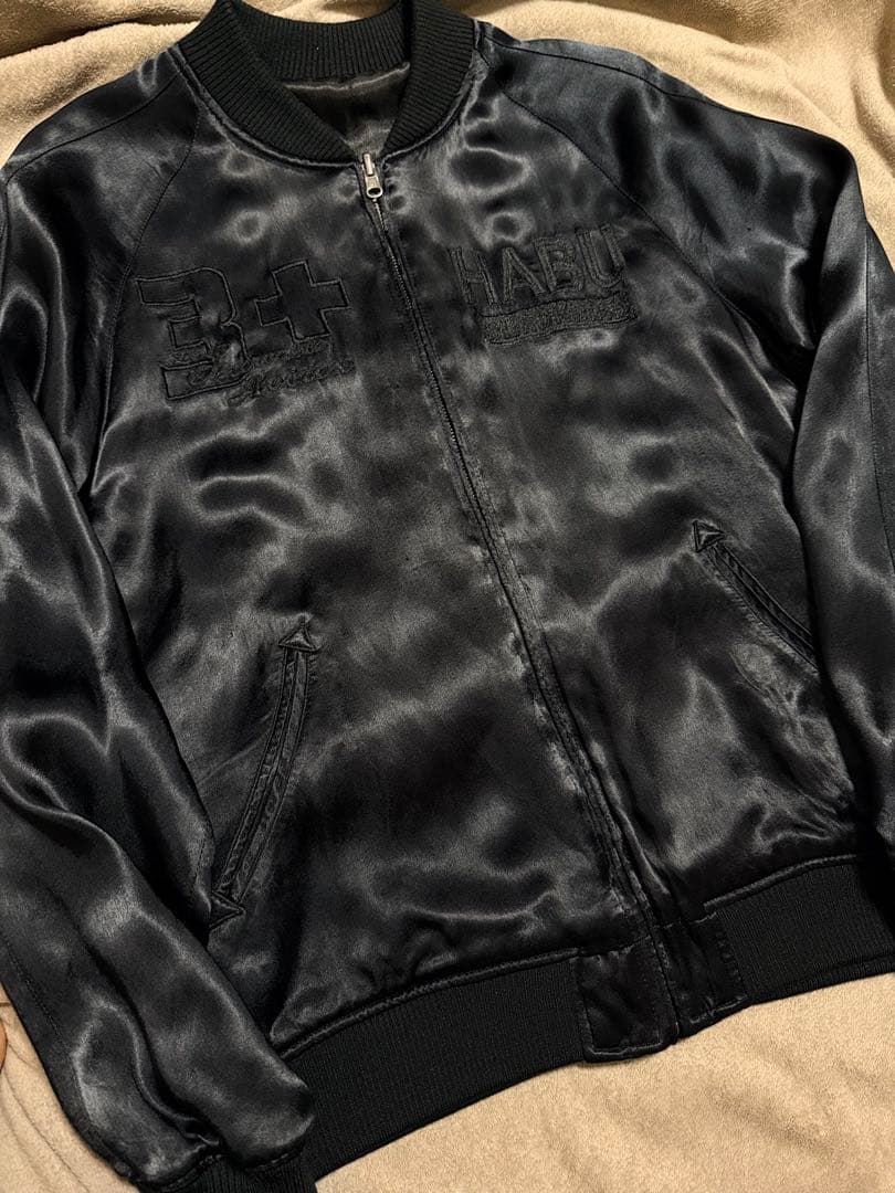 ２面用 AVIREX USA 蛇 日本 スカジャン レーヨン vintage