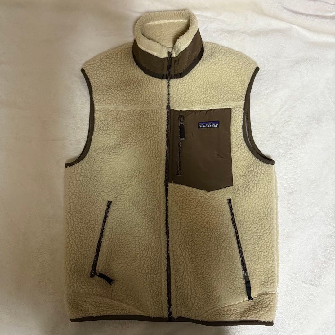 patagonia レトロX ベスト S ベージュ