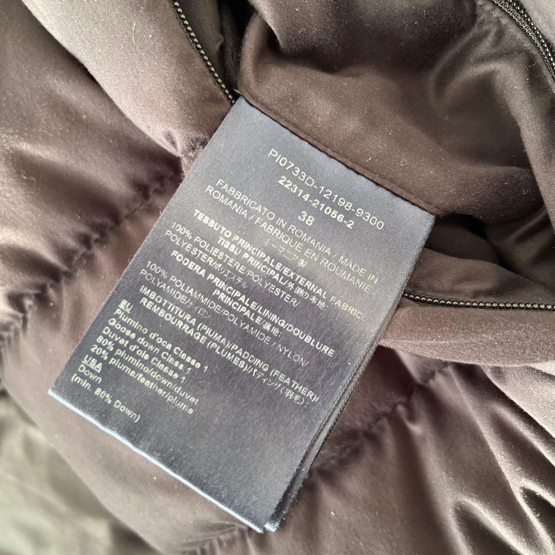 Herno ヘルノ　ダウンジャケット　ロング丈　38 ブラック　ミラノ直営店