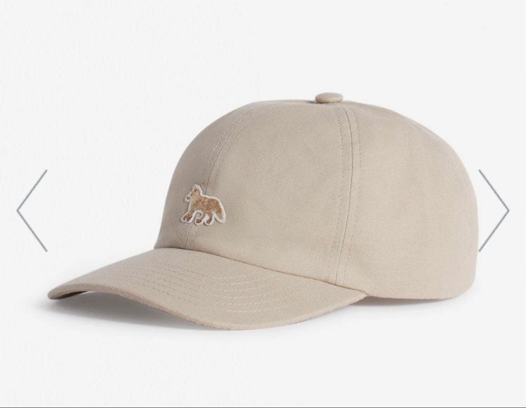 帽子 Maison Kitsune BABY FOX CAP Marble