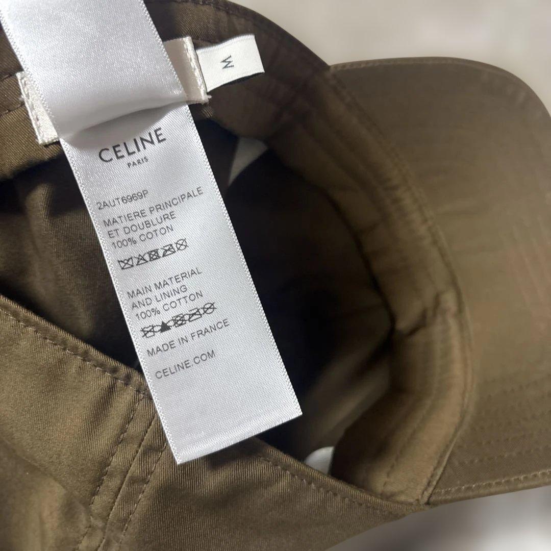 LEO　CELINE セリーヌ ロゴ キャップ　Mサイズ