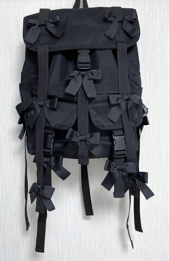 Candy Stripper RIBON DAYPACK リュック　黒　ブラック