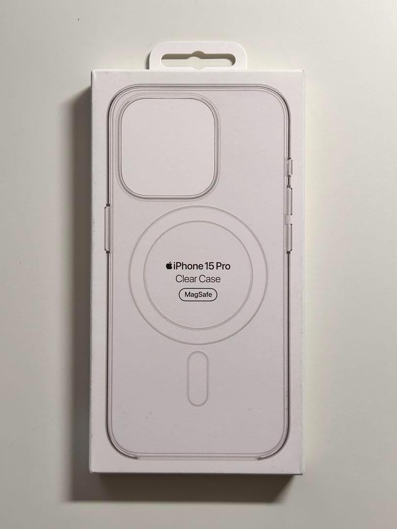 【新品】純正 iPhone 15 Pro クリアケース①二つセット