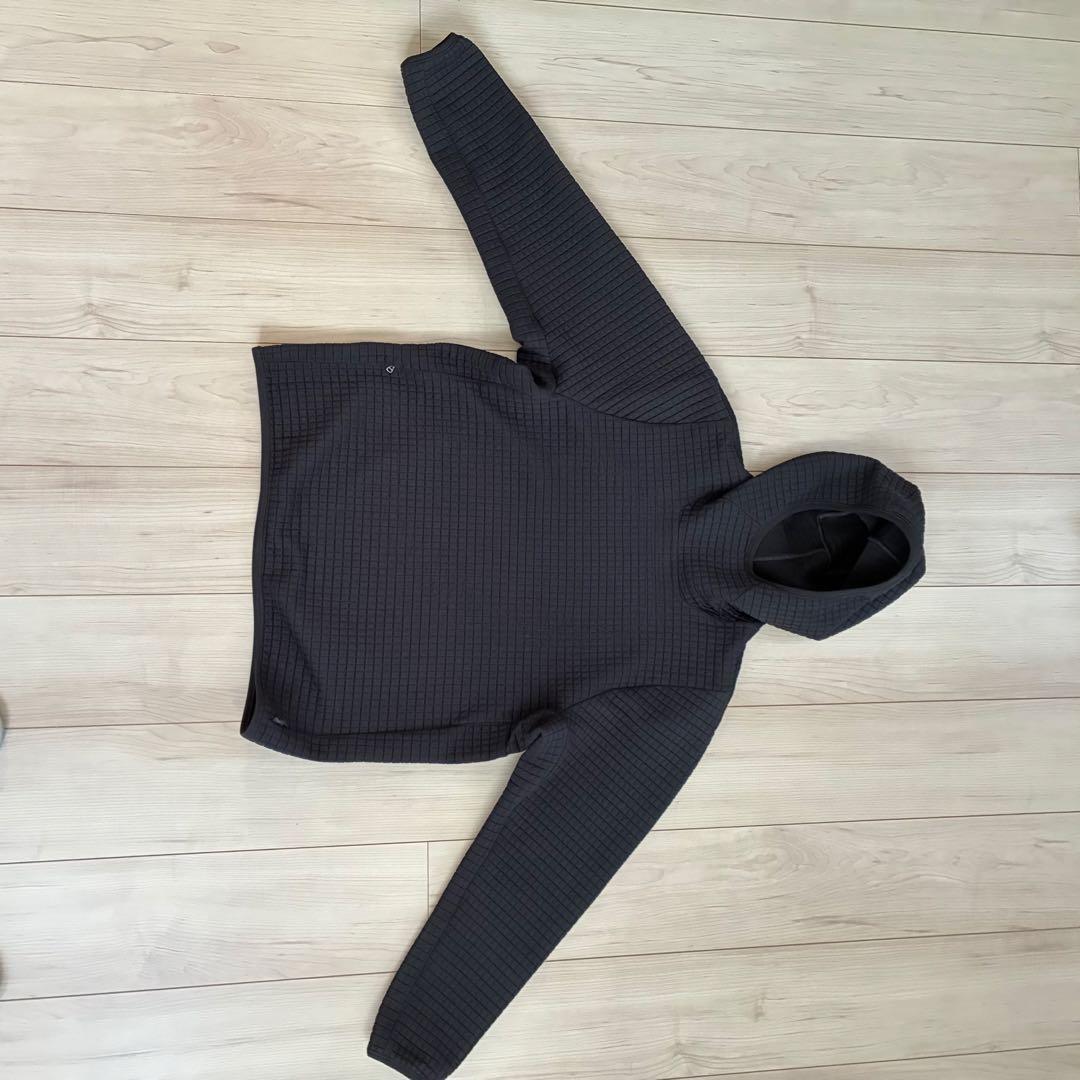 美品 ルルレモン lululemon キルティングスウェット 上下セット 黒 S