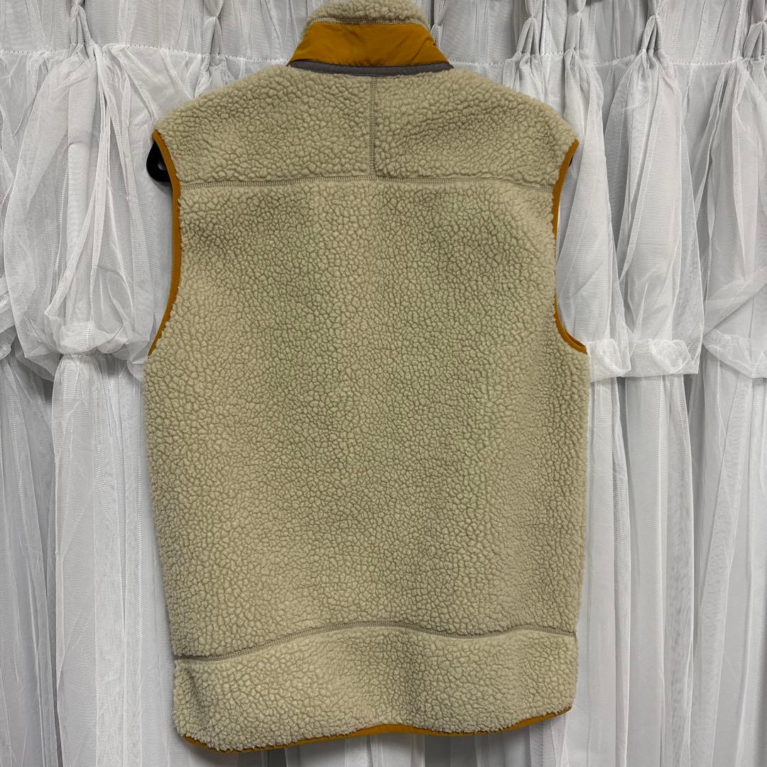 Patagonia フリースベスト クリーム/イエロー