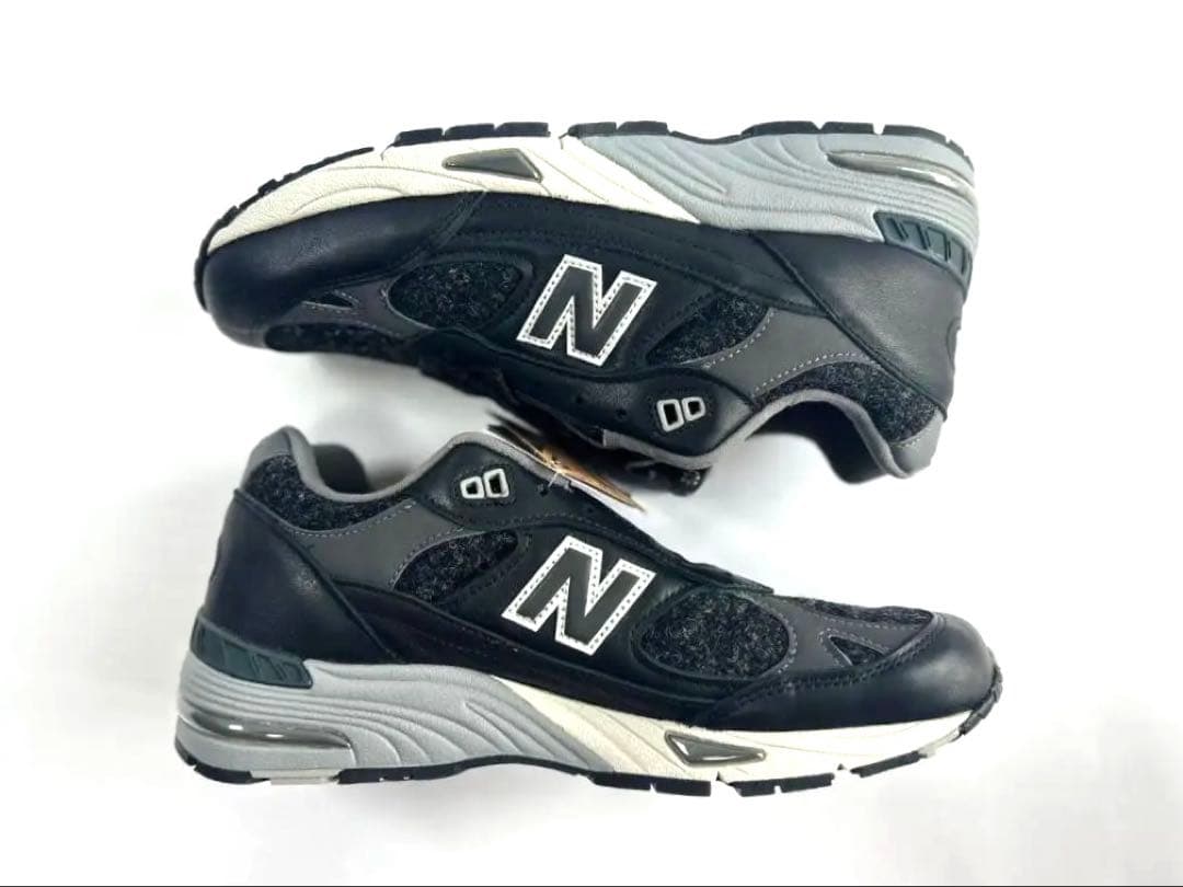 靴 New Balance 991 \"Black & Gray\" M991DJ 26