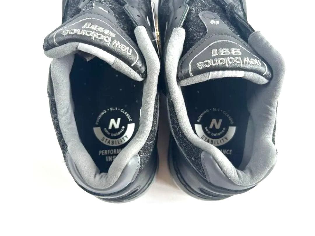 靴 New Balance 991 \"Black & Gray\" M991DJ 26