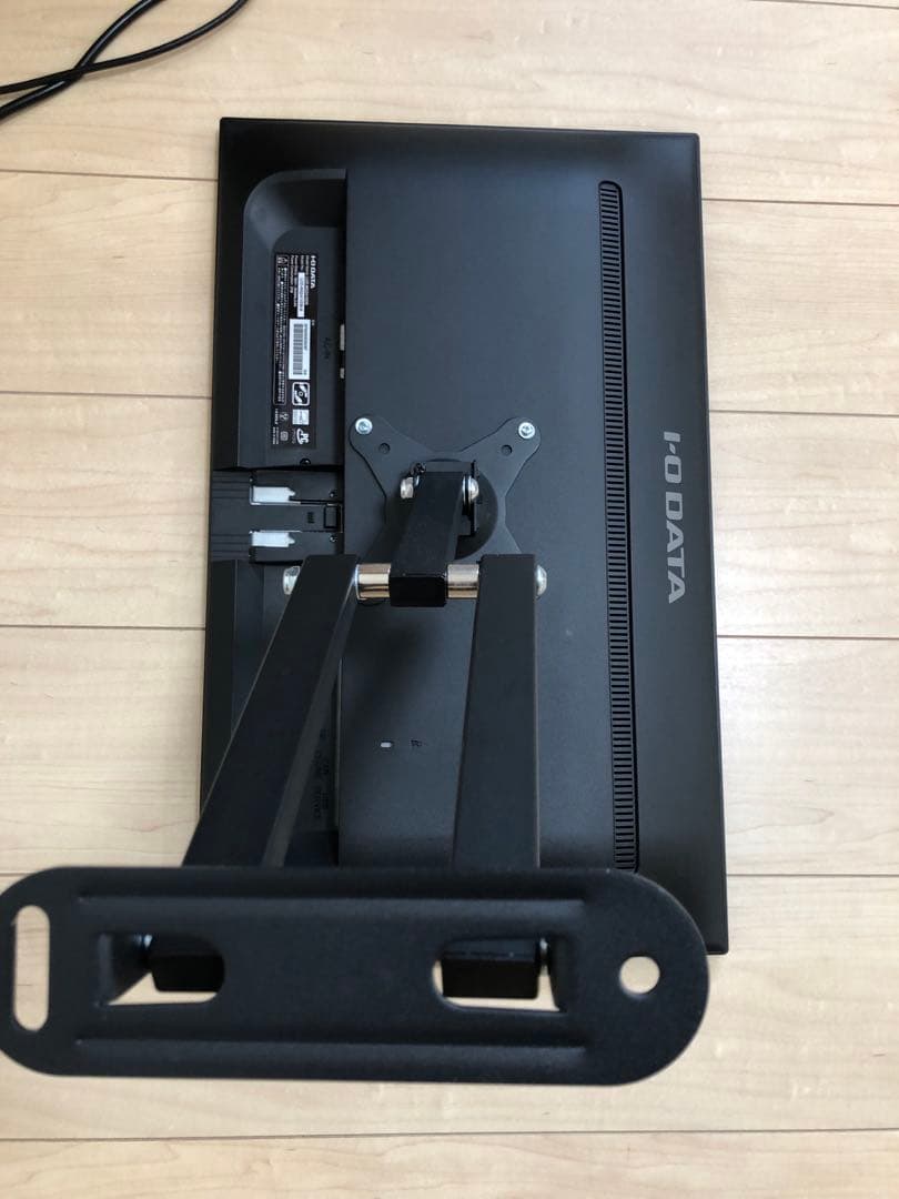 IO-DATA 高解像度LEDディスプレイLCD-MQ241XDB ＋壁掛アーム