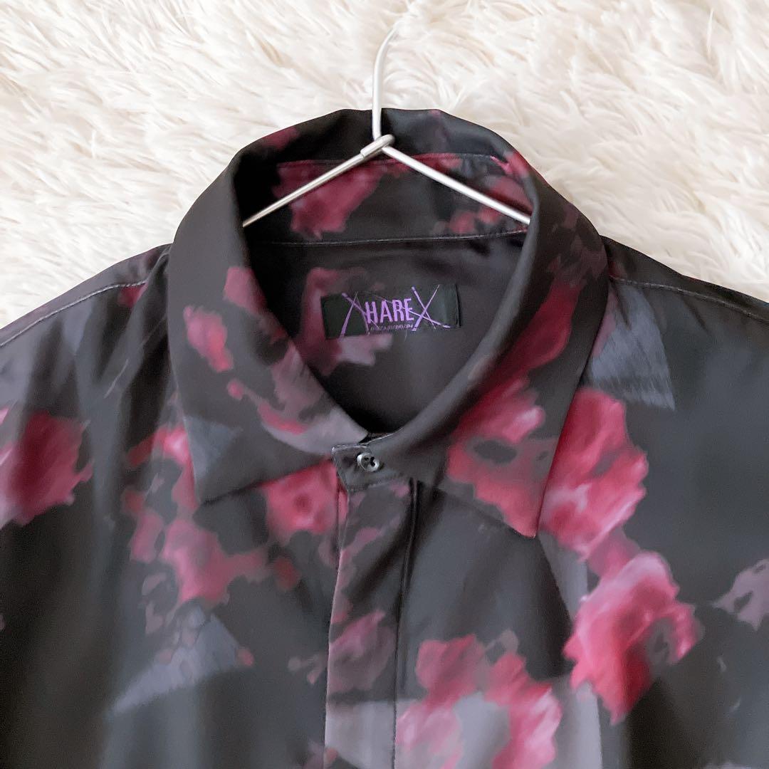 プロジェクトセカイ ZOZOTOWN ノーバディーフラワープリントシャツHARE