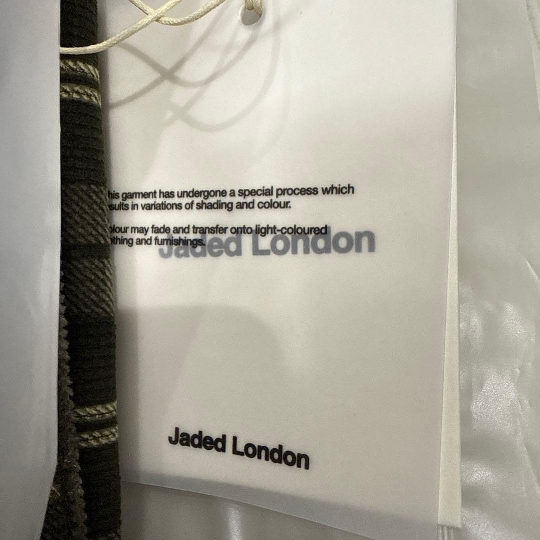 サイズ32 かつき着用 Jaded London 緑チェックパンツ
