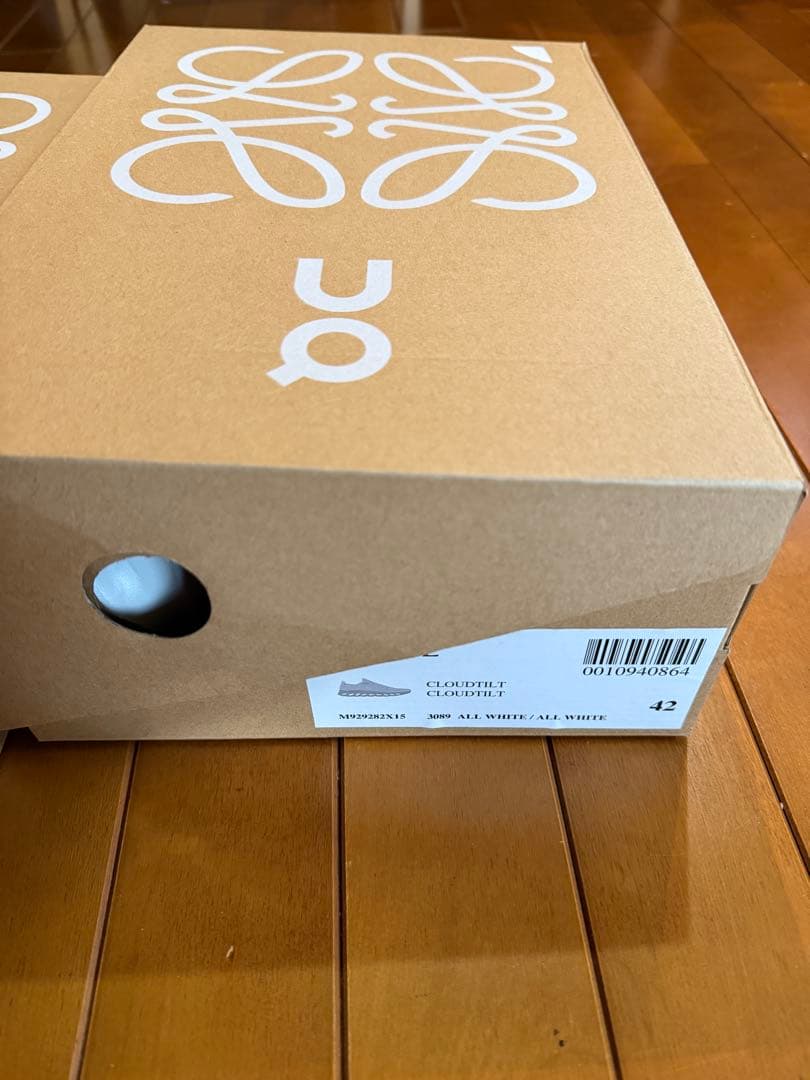 On Runningx Loewe Cloudtilt “All White”