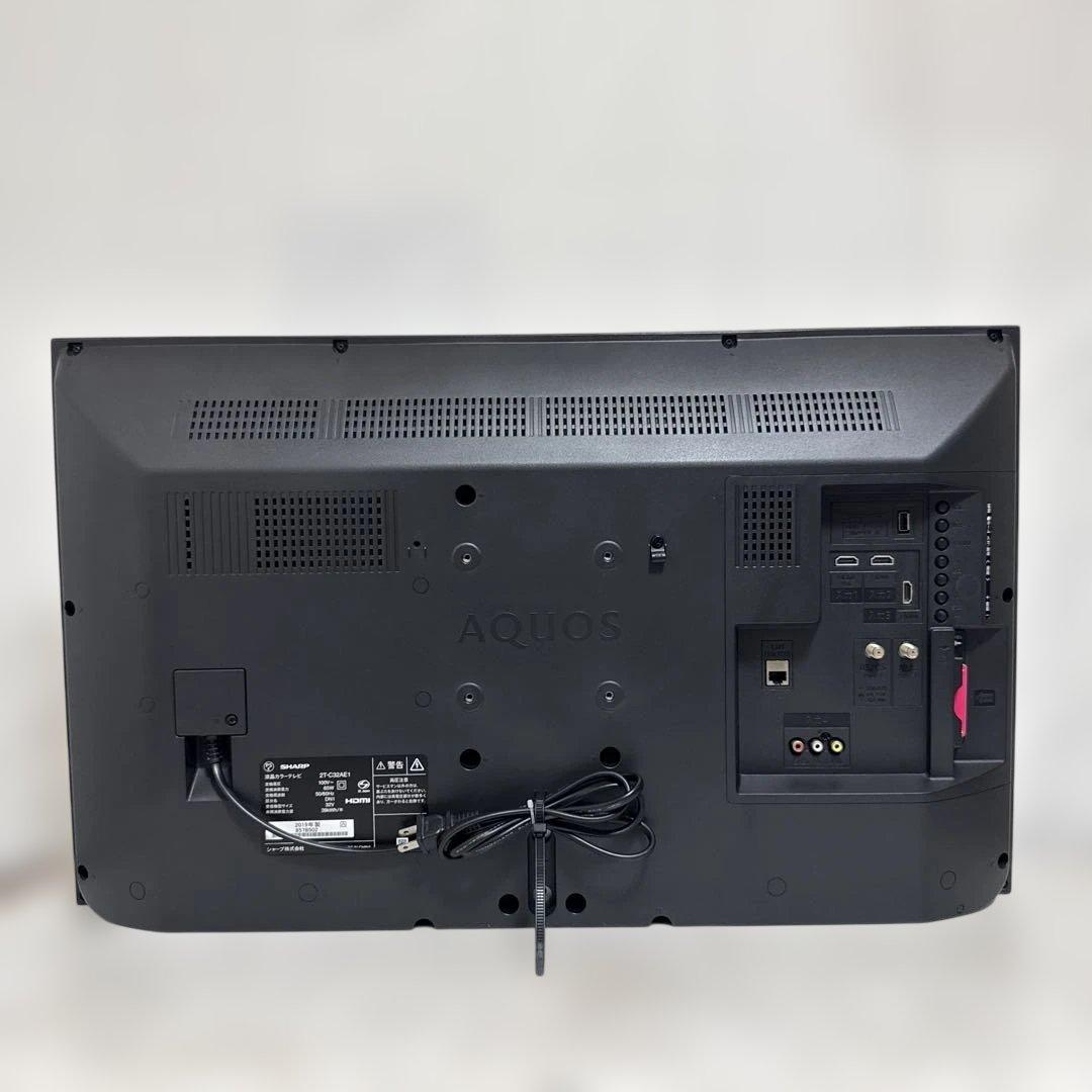 美品 SHARP 2019年製 32V型 AQUOS LED液晶テレビ 外付対応