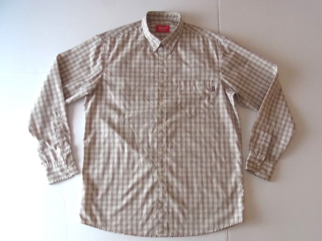 Supreme チェック・B.D シャツ／2006FW ボックスロゴ