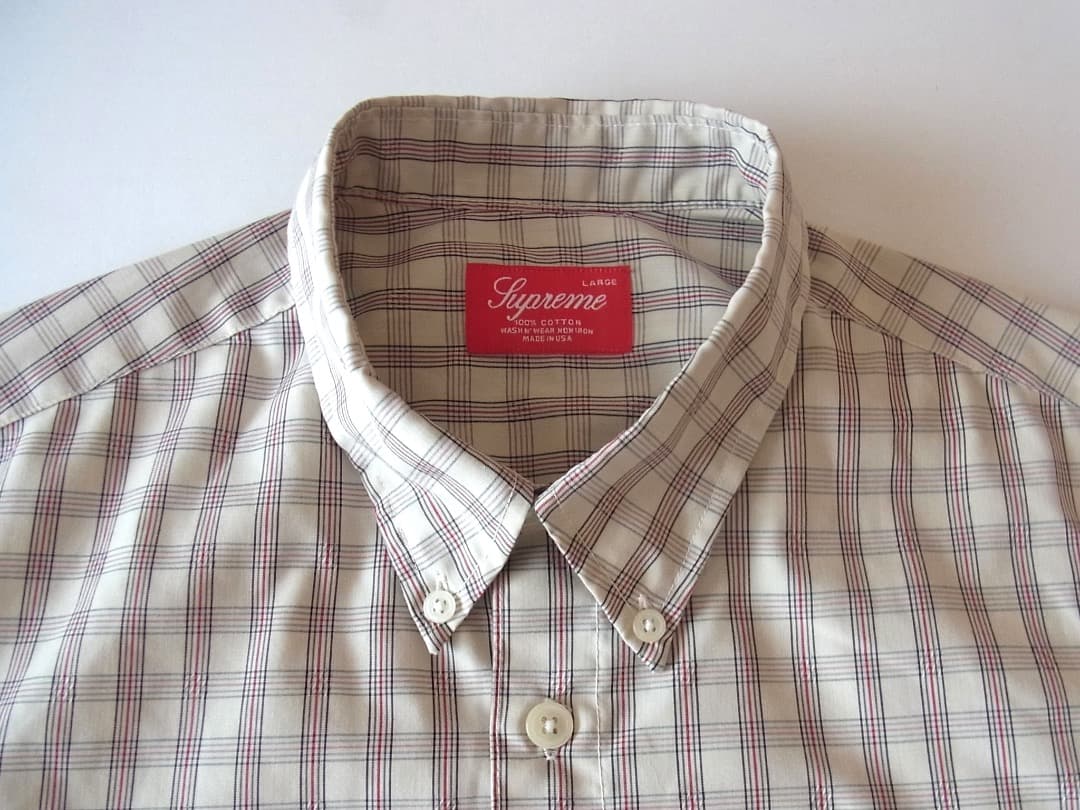 Supreme チェック・B.D シャツ／2006FW ボックスロゴ