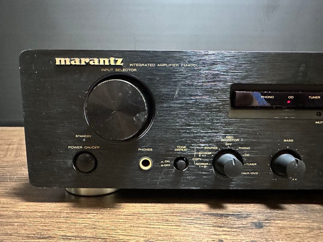 Marantz PM4001B プリメインアンプ マランツ 説明書　新品リモコン