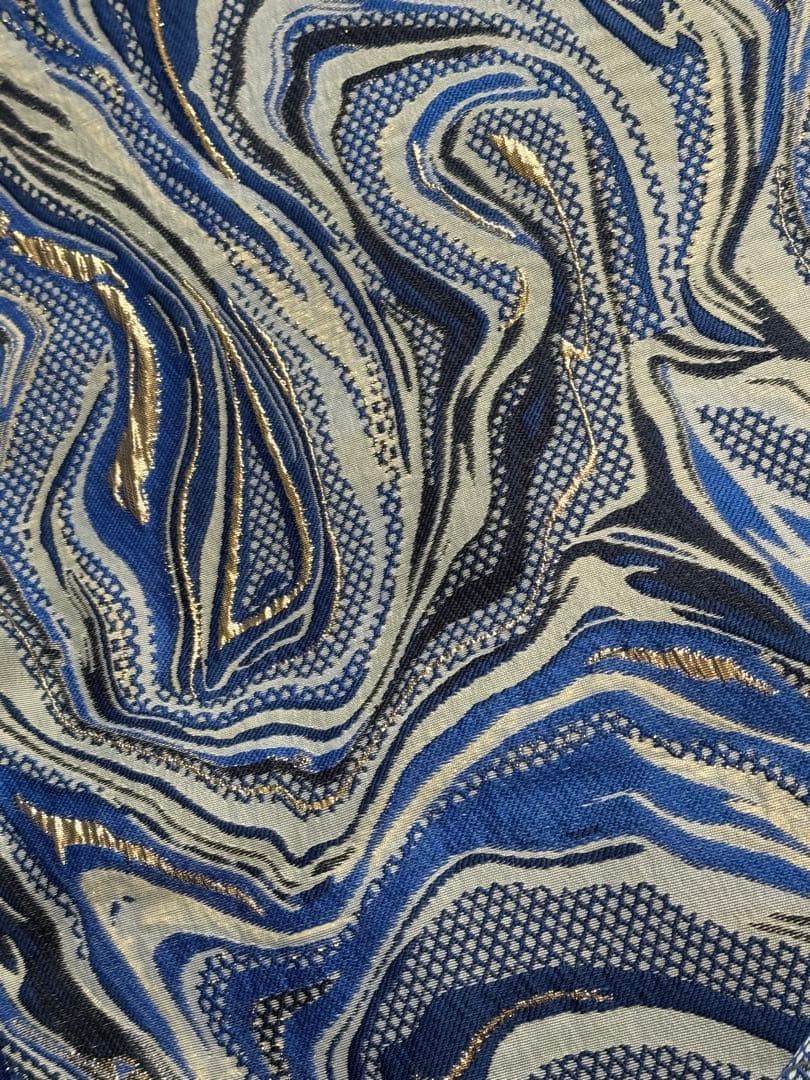 大人兵児帯【オーシャン】【スノーホワイトプラチナシルバー】セット