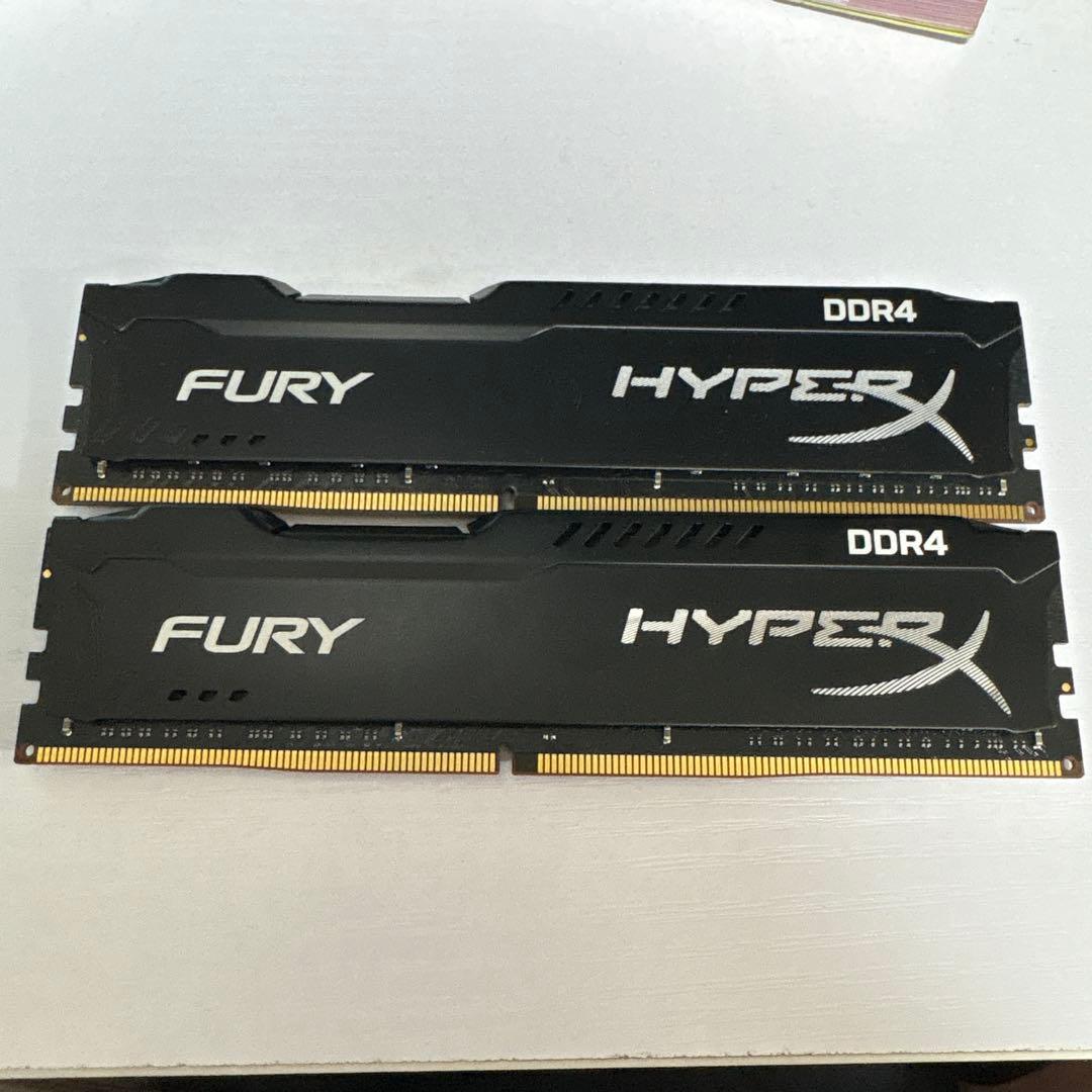 キングストン HyperX FURY DDR4 メモリー 32GB 16GB×2