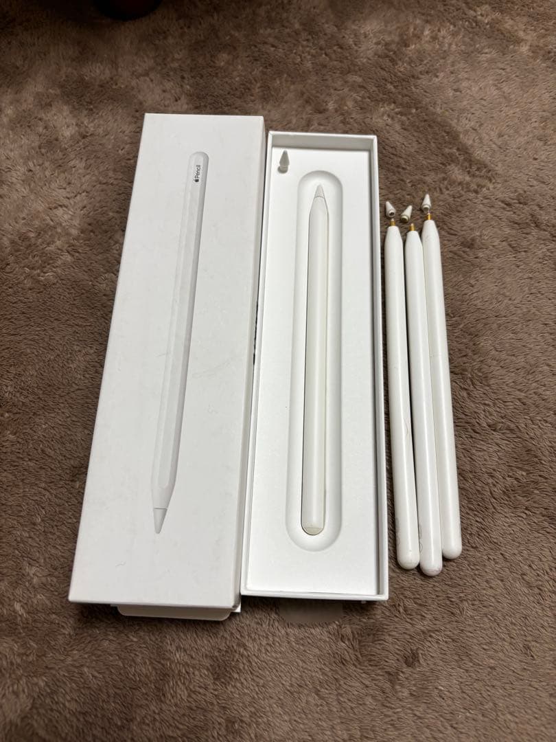 Apple Pencil (第2世代) 4本セット(交換用ペン先付き)