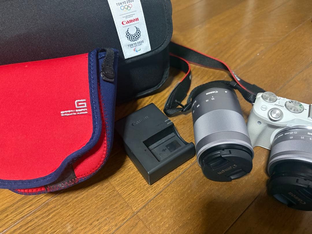 Canon EOSM3 2本レンズ付き　東京オリンピックケース付き
