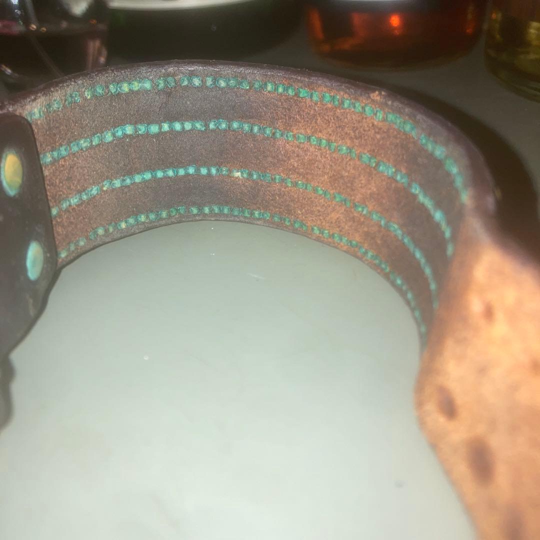 レザー スタッズ ブレスレット