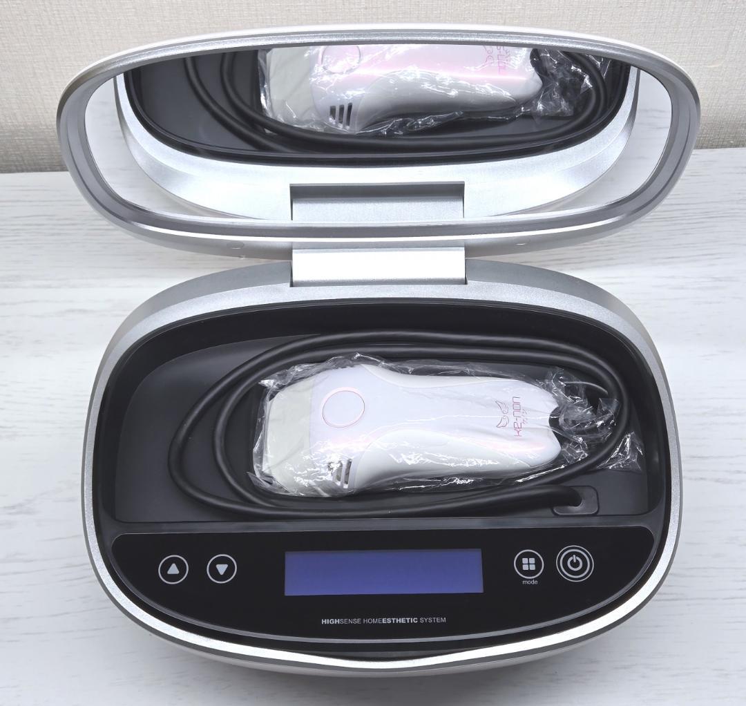 【ほぼ未使用/付属品完備】脱毛器 ケノン 8.0 眉毛脱毛器付 パールホワイト