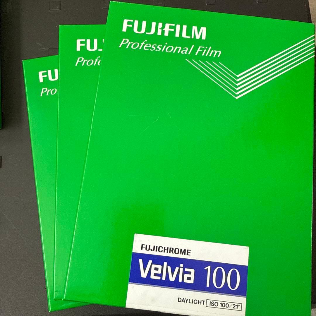 FUJIFILM Velvia 100 期限切れ 5×7 未使用3箱