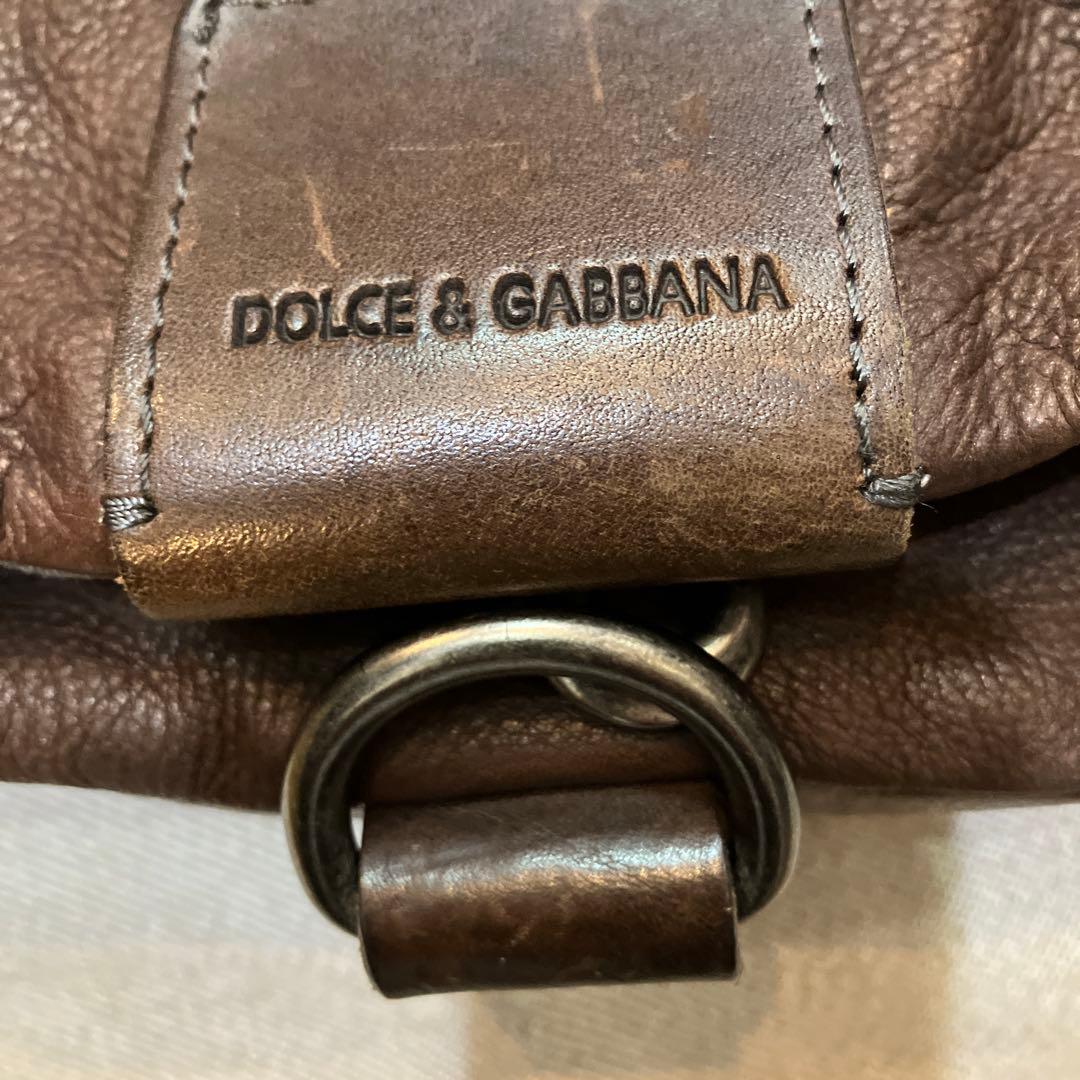 DOLCE & GABBANA メッセンジャーバッグ ブラウン