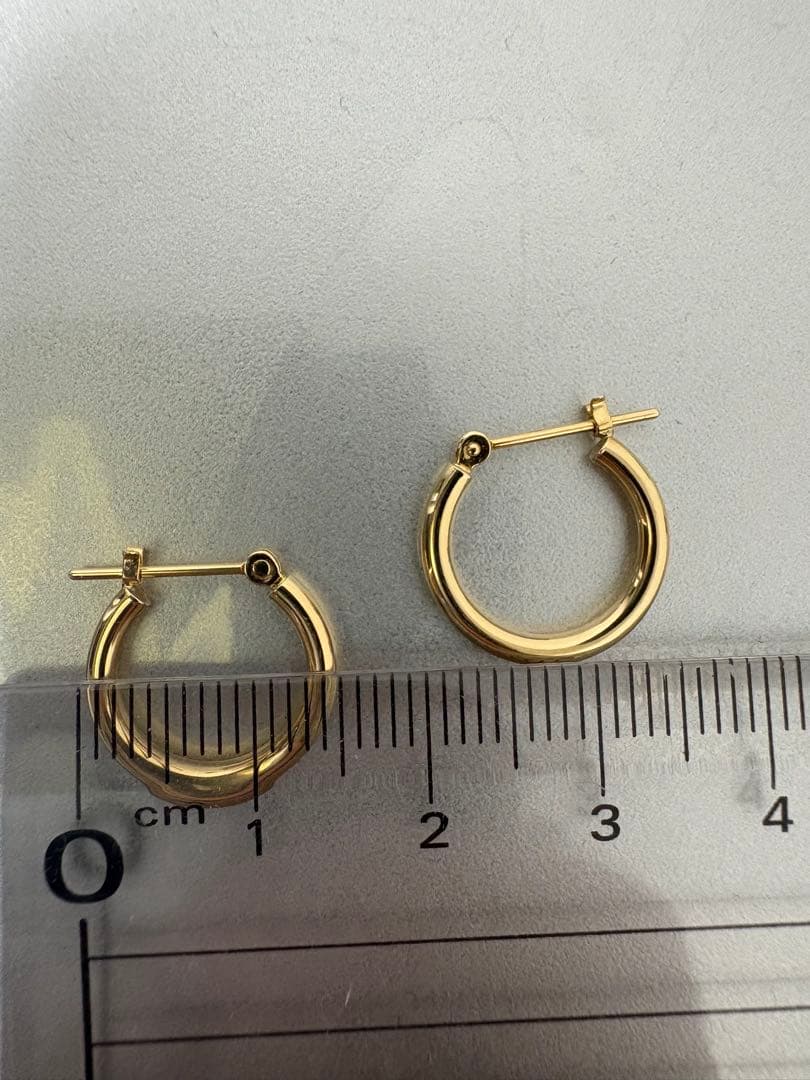 k18フープピアス