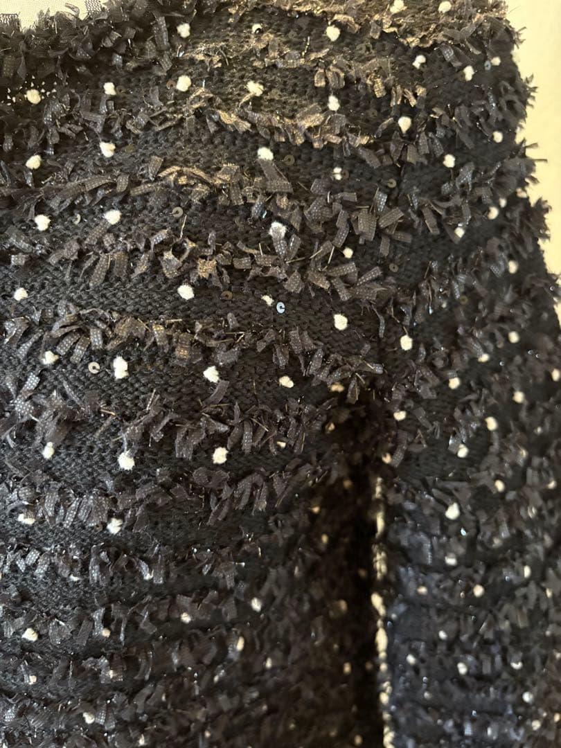 美品⭐︎René カーディガン 34 トップス　ニット　ブラック