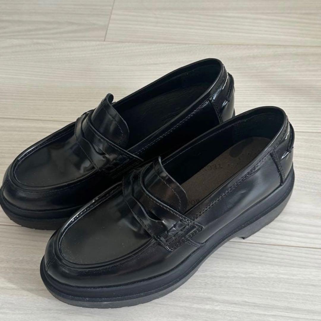 美品 MM6 マルジェラ 厚底 ローファー ブラック　37 24cm