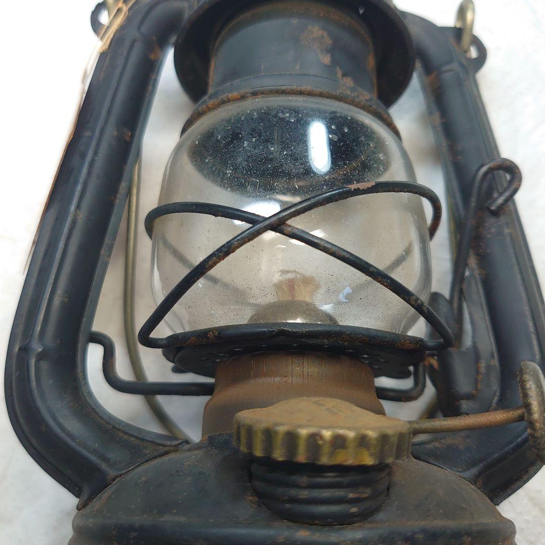 昭和レトロ　別所ランプ　ウィングドウィールハリケーンランタン　日本製