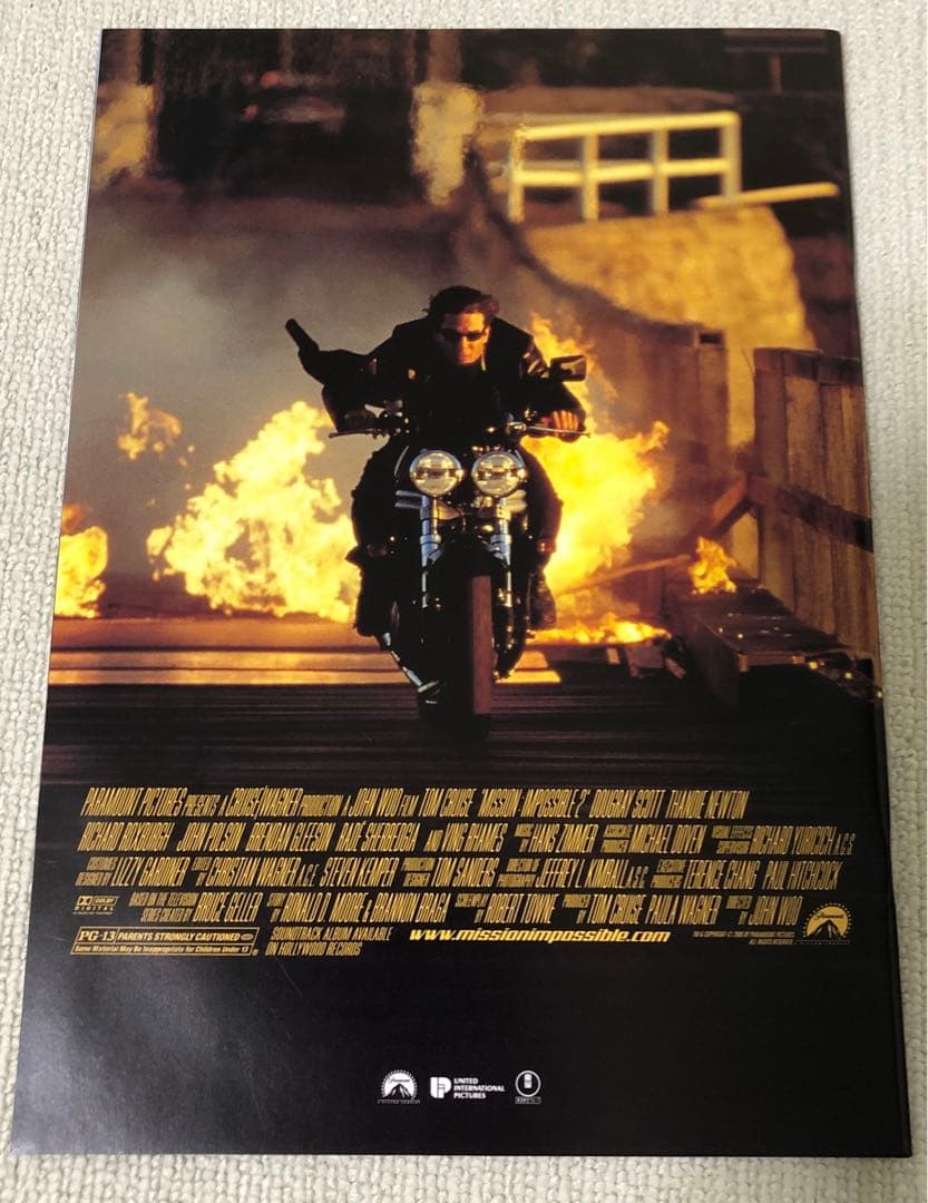 ミッションインポッシブル　全7作品パンフレットセット
