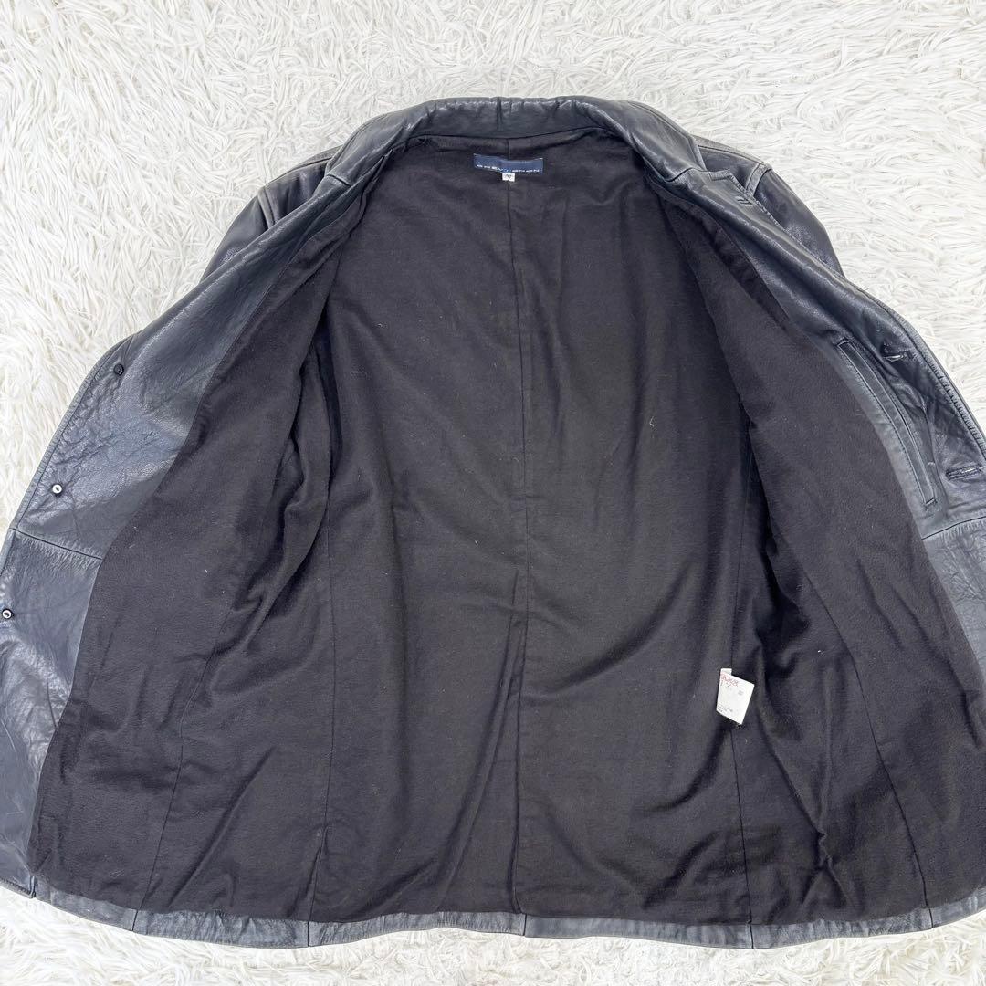 CHEVIGNON 馬革 ヴィンテージ加工 レザー テーラードジャケット M