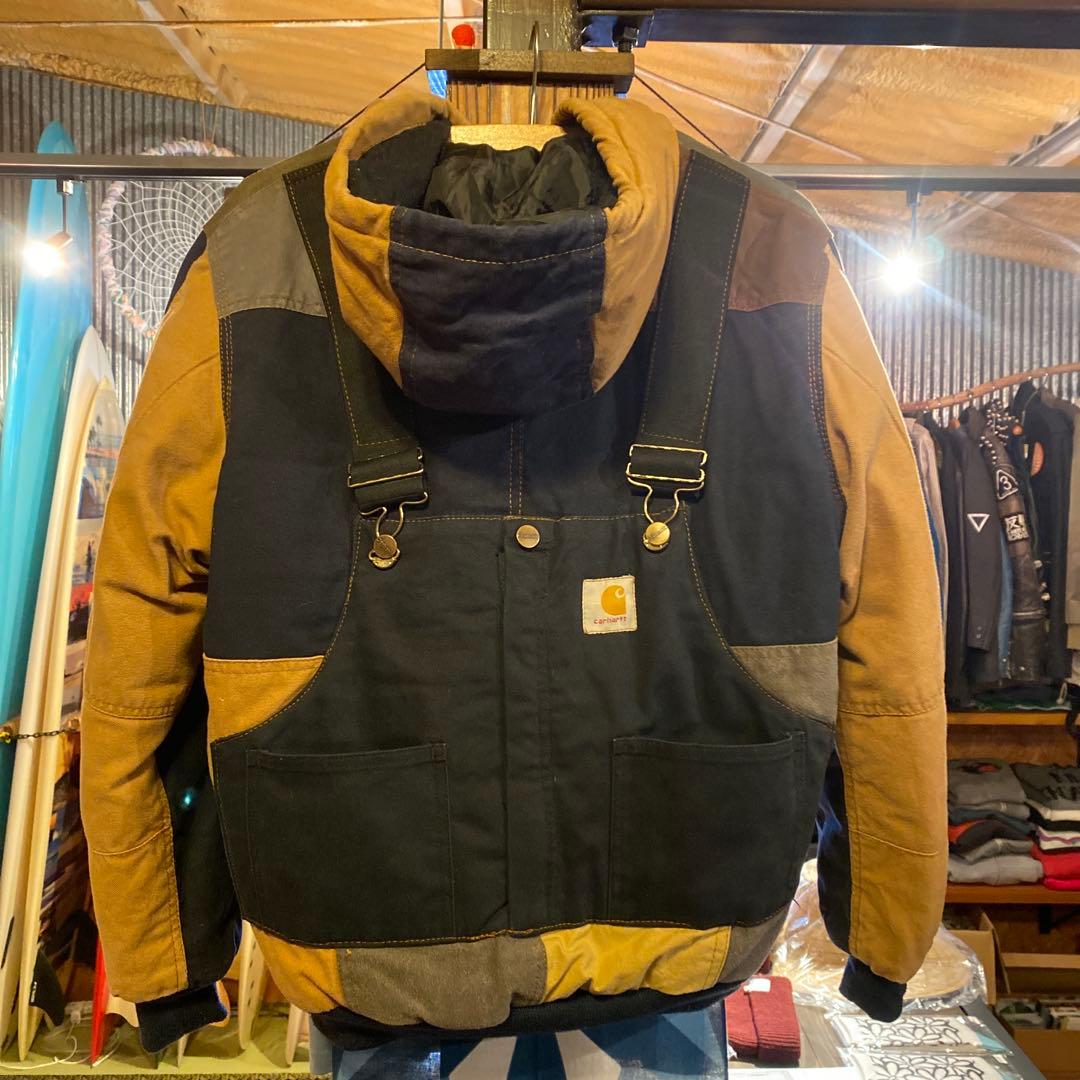 clowyycarhartt zip upキルティングパーカー