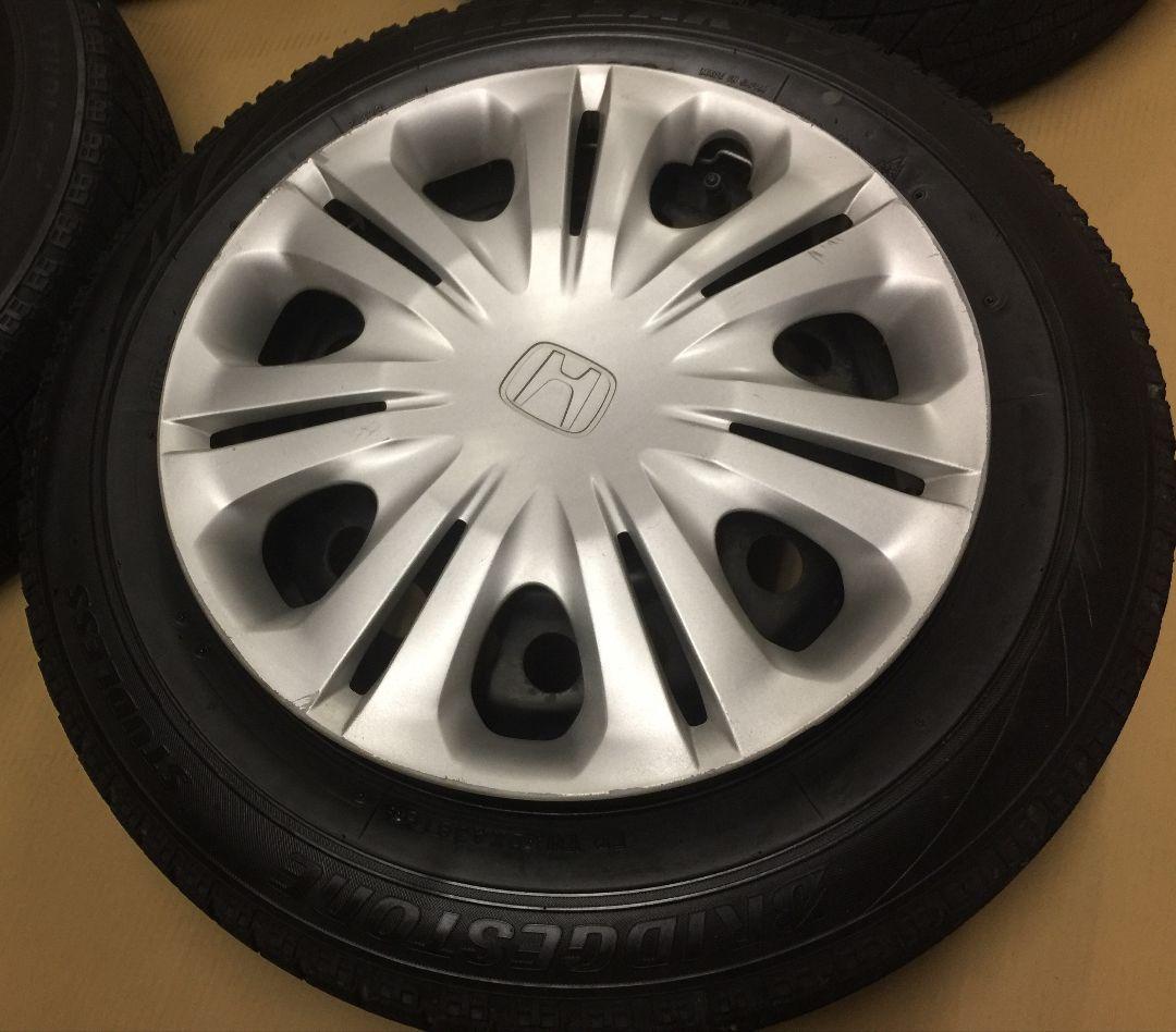 インサイト 純正15インチ スチールホイール 4本 スタッドレス ブリザック