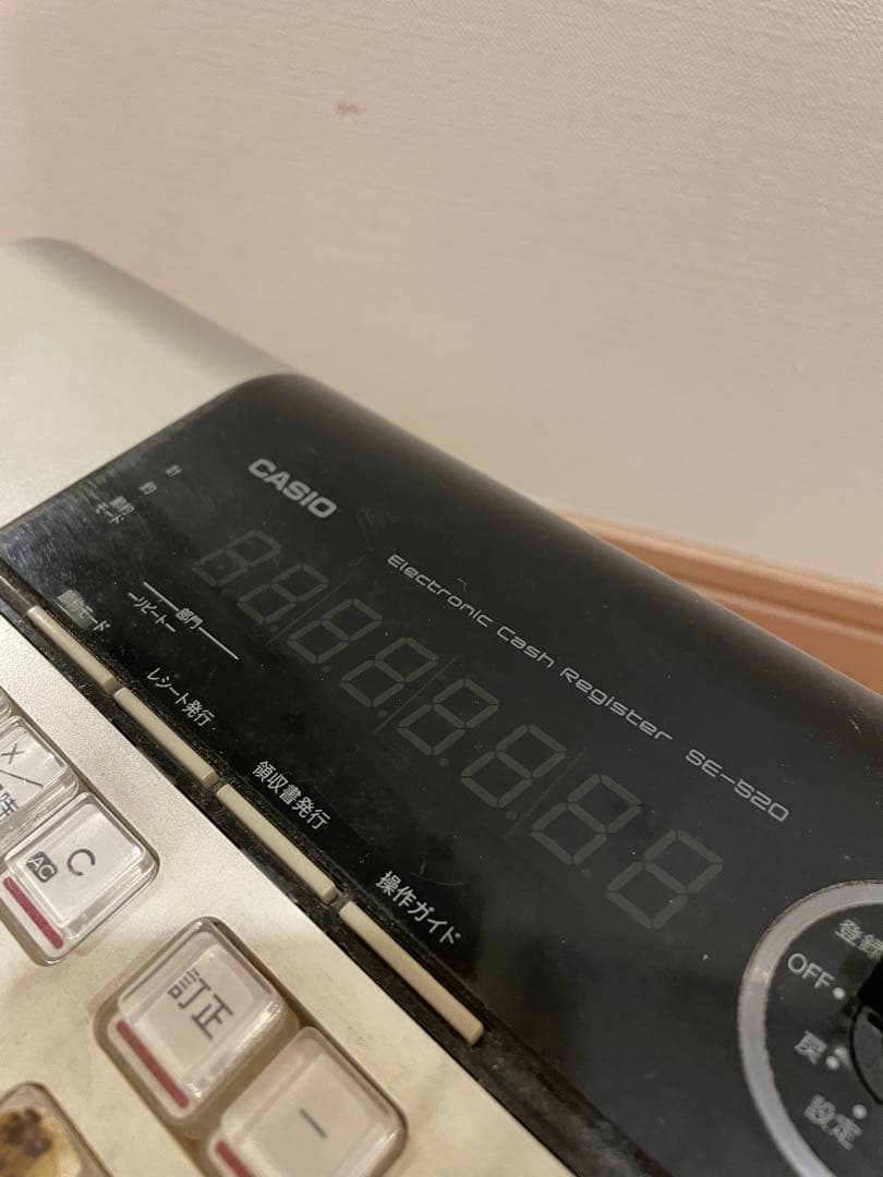 CASIO SE-S20 ホワイト レジスター