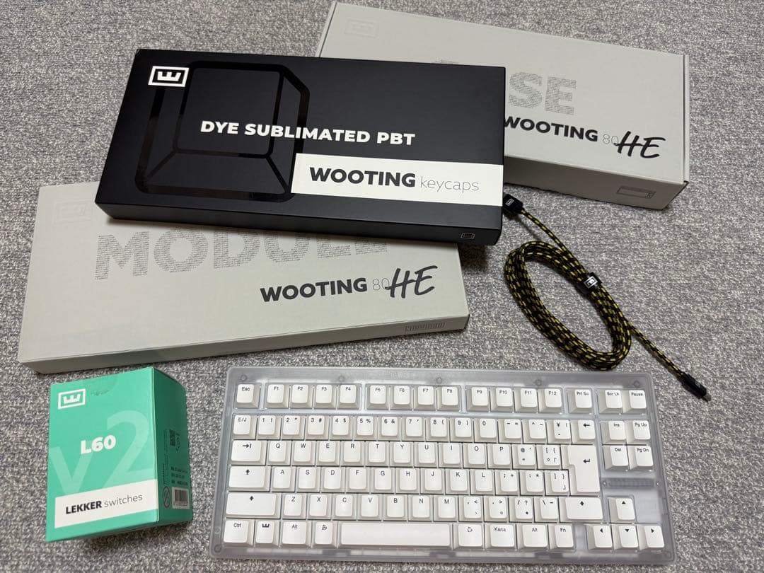 ［美品］Wooting 80HEキーボード 本体