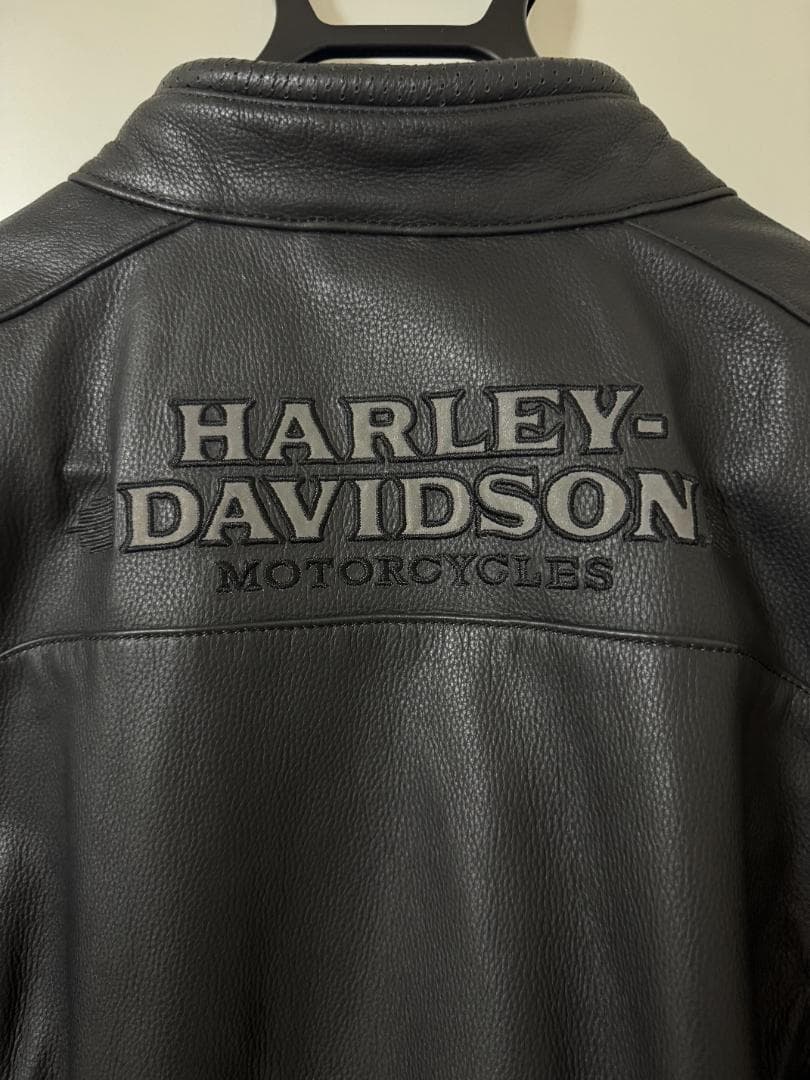ハーレーダビッドソン スイングアーム メンズ レザージャケット Lサイズ
