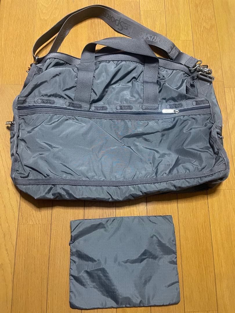 レスポートサック LESPORTSAC ラージ　ボストンバッグ　グレー