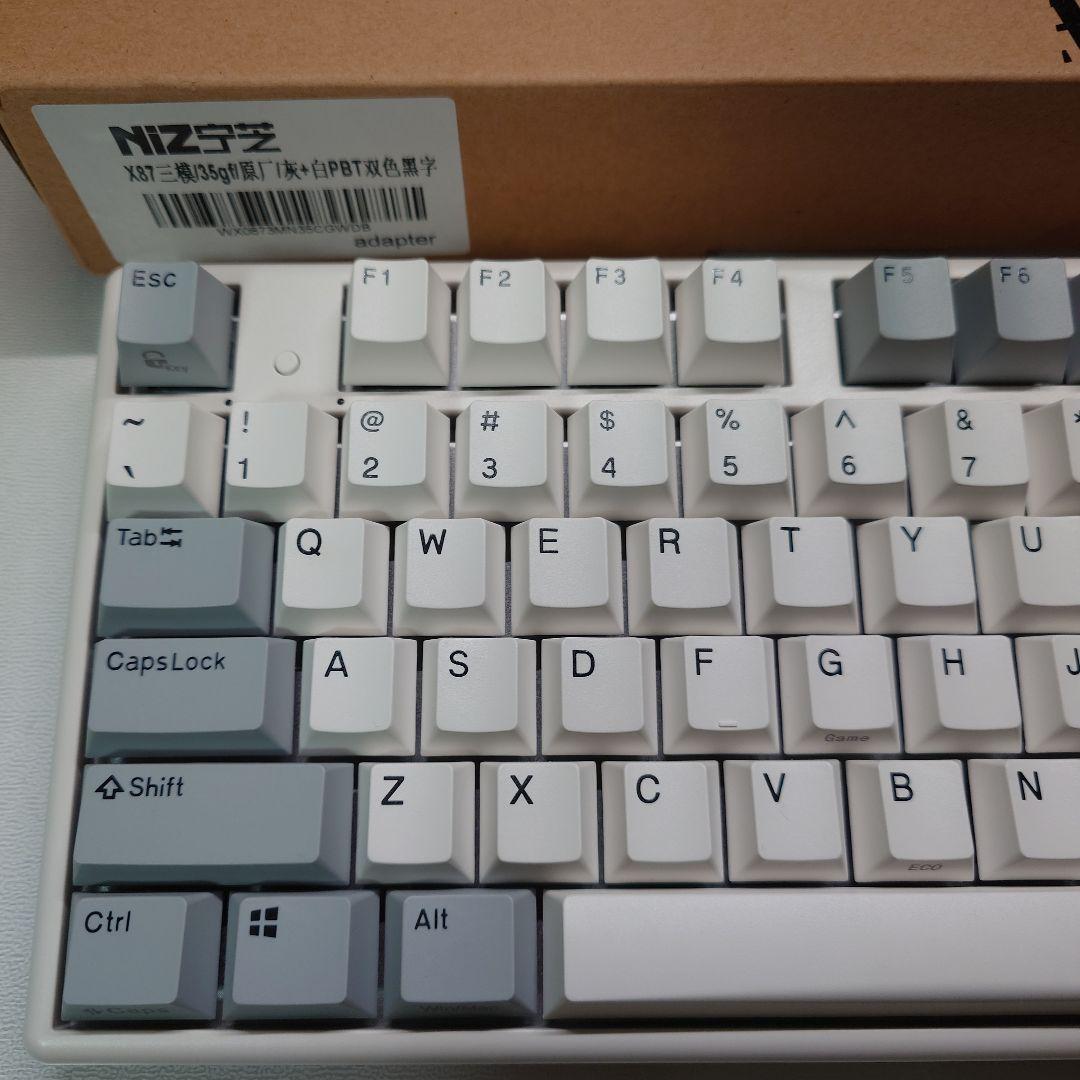 NIZ（宁芝）X87EC 静電容量無接点キーボード／三モード対応／美品